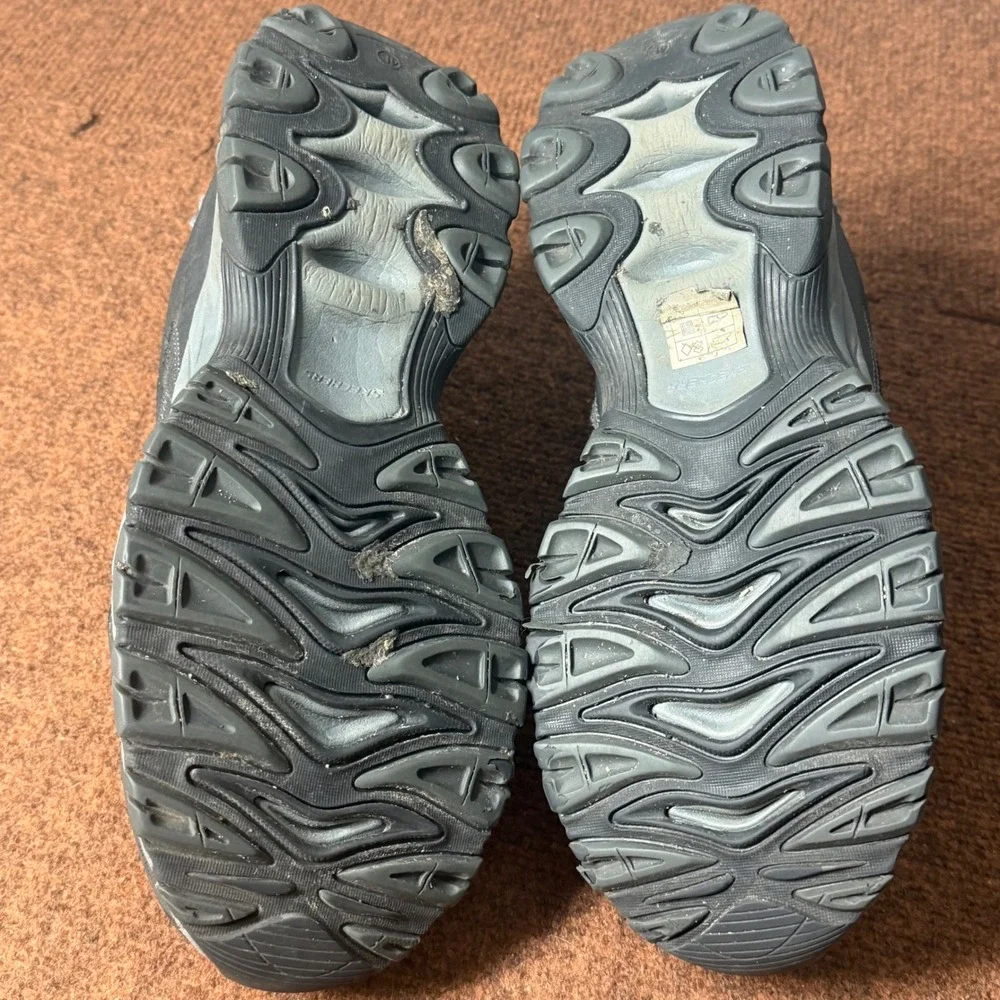 Skechers Men's Cankton Steel Toe Work Shoes Black 77055 BKCC Size 10.5 EH Safety